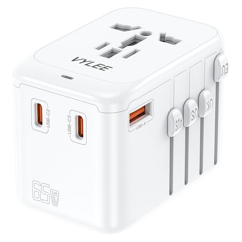 YLEE Travel Plug Adapter (White)