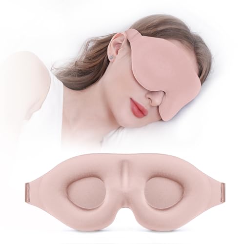 Sleep Mask for Side Sleeper (Pink)