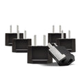 Australia China Plug Adapter Socket (6 Pack - Australian/China / Black)