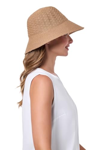 Women's Cloche Hat (One Size / Tan)