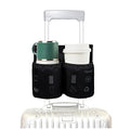Luggage Travel Cup Tablet Holder (Tablet & Cup Holders: Black)