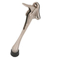 1 Stopper 6 in Satin Nickel Kickdown Door Stop for Bottom of Door (Satin Nickel / 6 INCH X 1 PACK)