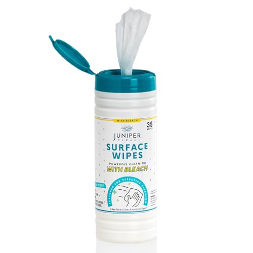 1 Pack Surface Cleaning Wipes with Bleach (35 Count (Pack of 1))