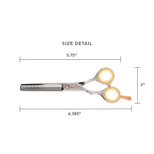 Centrix Roc It Dog Professional Stylist 5” Hair Cutting Shears and RTL (RL 500 & RTL 30 (Lefty))