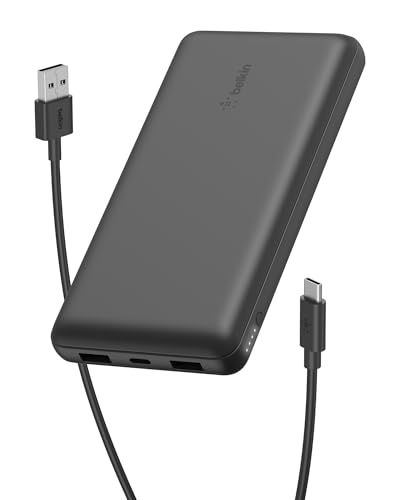20000mAh 15W 3 Port Power Bank (Black)