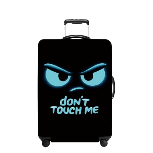 Don't Touch Me Luggage Cover Washable Suitcase Protector Anti (Don't Touch Me / S(20-22inch suitcase))