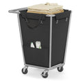 1 Section Laundry Basket with Wheels (Ink Black / 130 L (1-Section))