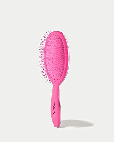 Detangling Brush for Curly Hair (Pink)