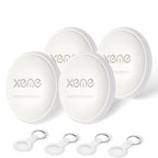 Key Finder Bluetooth Tracker Locator Pairs with Apple Find My (WHITE-4PCS)