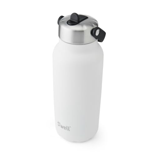 Recycled Stainless Steel Explorer with Flip Straw Lid (Moonstone / 32 Ounces)