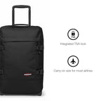 Tranverz S 42L Large Wheeled Luggage with Dual Compartments (42 Liter Carry On / Black Denim)
