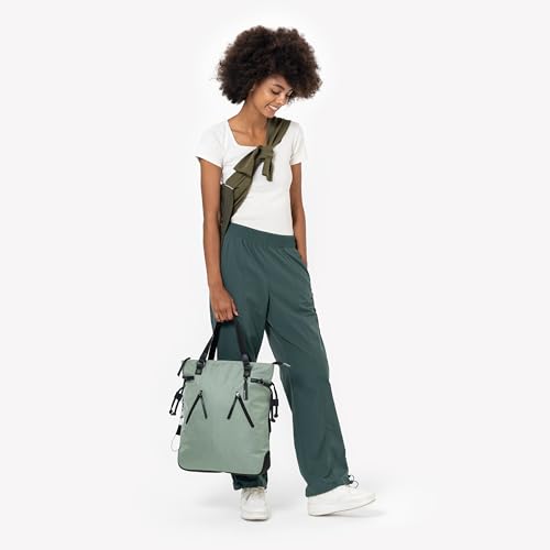 Tempest Anti Theft Convertible Backpack Tote (Aloe Mist - Signature)