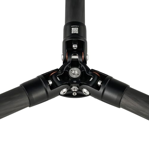Carbon Fiber Camera Tripod 5 Section 360° Ball Head LS (LS-365CX+LH-47:Maxload 20kg-5 Sections)
