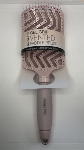 Pro Gel Grip Vented Hair Brush Gloss (Ballet Pink Gloss)