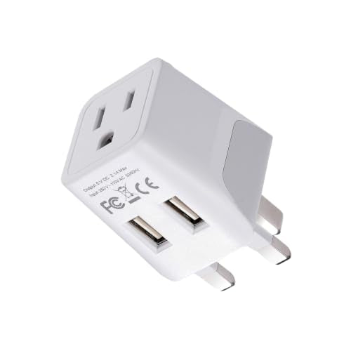 UK Plug Adapter (Ivory)