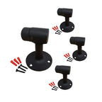 Solid Brass Door Stop (4 Pack / Matte Black (3"))