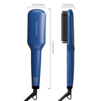 Ceramic Ionic Hair Straightener Brush (Gentian Blue)