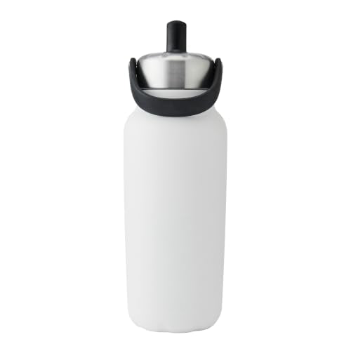 Recycled Stainless Steel Explorer with Flip Straw Lid (Moonstone / 32 Ounces)