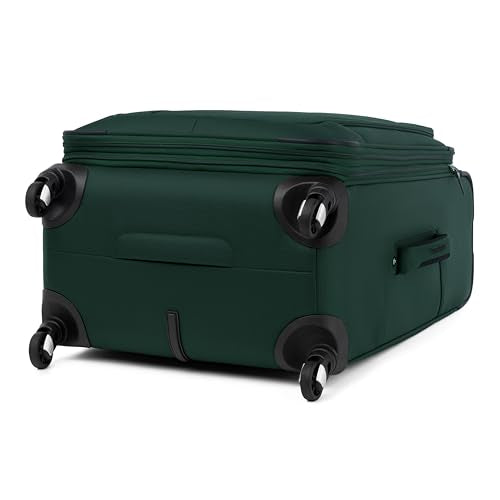 Maxlite 5 Softside Checked Luggage Spinner (Checked-Medium 25-Inch / Forest Green)