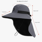 Outdoor Sun Hat for Men Women (1pack-darkgrey/Arm Sleeves)