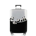 Panda Family Luggage Cover (#42 / L(fits 28-30Inch suitcase))