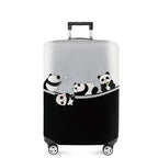 Panda Family Luggage Cover (#42 / XL(fits 32-34Inch suitcase))