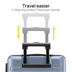 Carry On Luggage 22x14x9 Airline Approved (01-Blue (Andes) / Carry-On 20-Inch)