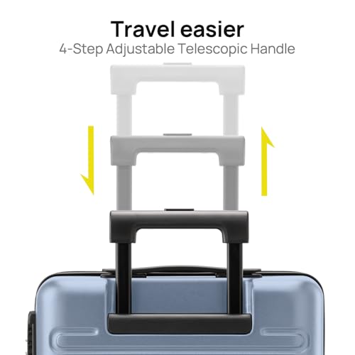 Carry On Luggage 22x14x9 Airline Approved (01-Blue (Andes) / Carry-On 20-Inch)