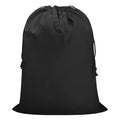 Heavy Duty Canvas Laundry Bag with Handles & Drawstring 30"Wx35"H (Black,L+ / L+ 30"Wx 35"H┃1 Pack)