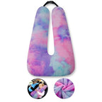 Travel Pillow Car Pillow Kid Car Sleeping Colorful Purple (B-colorful Purple)