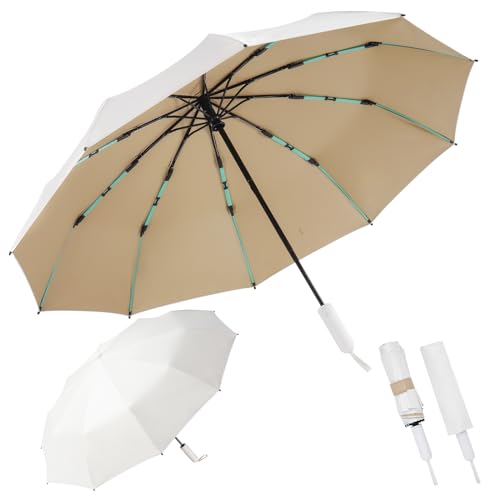 Folding Umbrella Anti (Moonlight White)