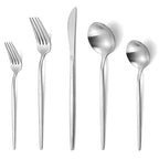 Matte Silverware Set (Matte Silver)