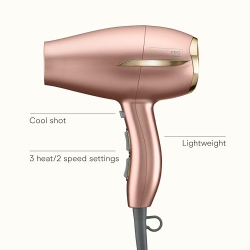 Hair Dryer INFINITIPRO (Dusty Rose / 1 Count (Pack of 1))
