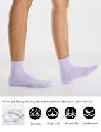 6 Pack Women's Ankle Socks with Cushion (Medium / Colorful)