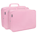 Extra Large Compression Packing Cubes for Travel Essentials (Pink / Extra Large)