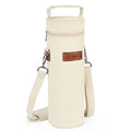 Single Wine Bottle Cooler Bag Carrier (Beige)