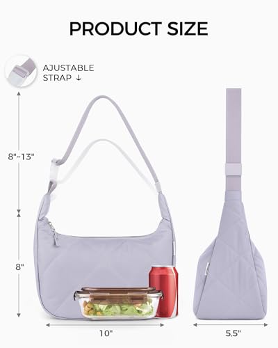 Lunch Bag Lunch Tote for Women (Purple)