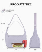 Lunch Bag Lunch Tote for Women (Purple)