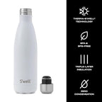 Stainless Steel Water Bottle (Angel Food / 17 Ounces)