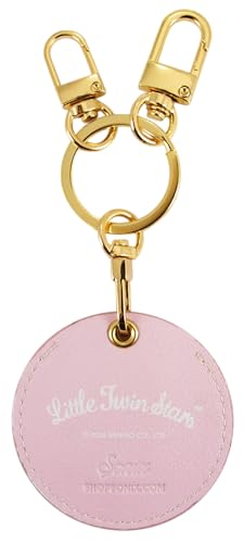 x Sanrio Keychain Case Compatible with Apple AirTag (Floral Twin Stars)