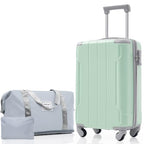 3 Piece 20" Hardshell Carry (Green and Grey / 3-Piece Set (20 Inch with Accessories))