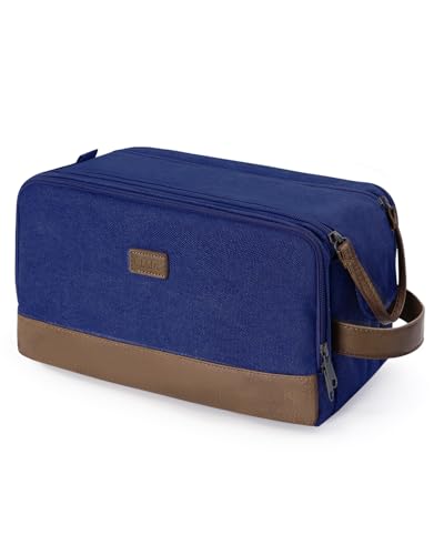 Travel Toiletry Bag for Men (L, Blue / Large)