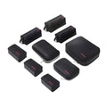 BeeNesting Waterproof Compression Packing Cubes sets (Black Gray / 8-Piece Set (2.5 L))