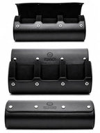 Watch Travel Case for Men Watch Roll for Travel Organizer and Display Watch Case (3-Slots / Black Black)