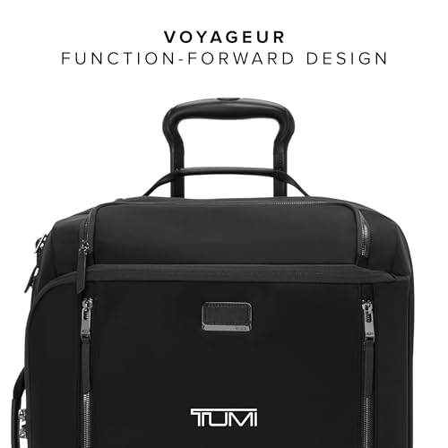 Voyageur Leger 4 Wheeled Luggage (BLACK/GUNMETAL / 21.8" Continental Expandable Carry-on)