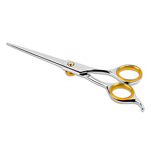 Gold Touch Pet Grooming Shear (Straight Scissors - Blunt Tip / 6.5 Inches)