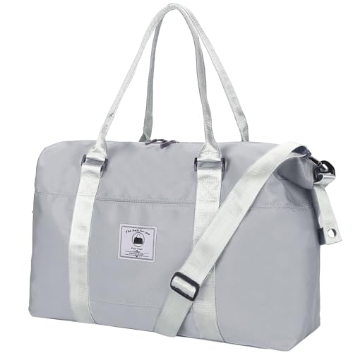 Travel Duffle Bag (Light Grey)