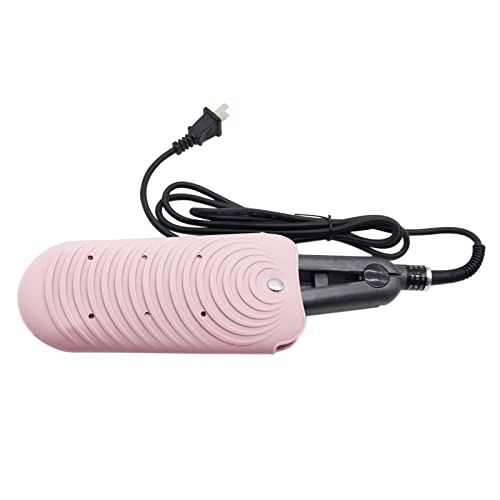 Heat Insulating Silicone Mat Pouch for Hair Styling Tools (Pink)