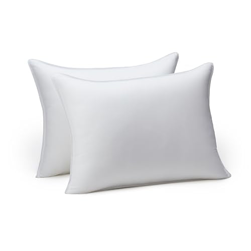 Down Alternative Pillow for Side and Back Sleepers (Standard (Pack of 2) / Medium)