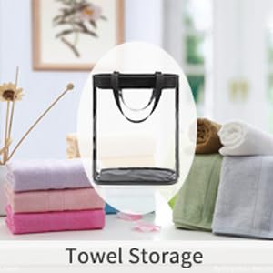 Travel Toiletry Bag, Large Transparent Makeup Bag, Waterproof Clear Tote Bag - Image 8